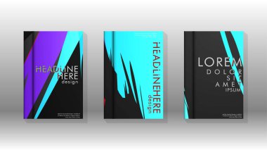 Kitap Kapağı renkli geometrik arka planlar.