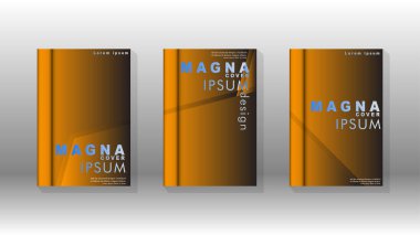 Soyut vektör düzeni arka planı. Broşürler, yıllık, dergi, vektör şablonları vb. için.