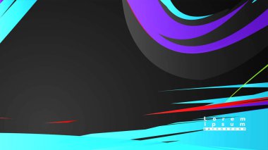 Renkli geometrik arka planlar. Basit form kompozisyonu. Eps10 vektör şablonu