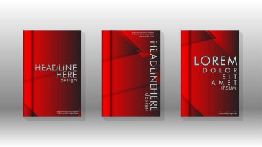 Soyut vektör düzeni arka planı. Broşürbroşürler, yıllık dergi vektör şablonları vb. için.