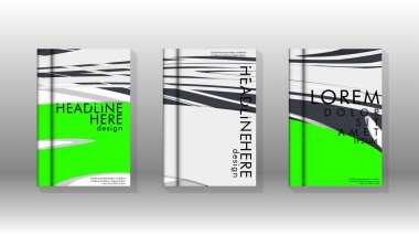 Arka kapak sıvı elemanları ile. Tasarım kavramı kitap. Fütüristik iş düzeni. Dijital poster şablonu. Tasarlamak vektör - eps10