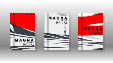 Arka kapak sıvı elemanları ile. Tasarım kavramı kitap. Fütüristik iş düzeni. Dijital poster şablonu. Tasarlamak vektör - eps10