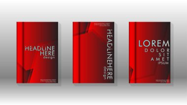 Soyut vektör düzeni arka planı. Broşürbroşürler, yıllık dergi vektör şablonları vb. için.