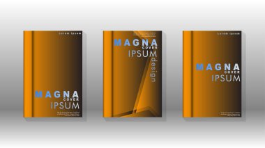 Soyut vektör düzeni arka planı. Broşürler, yıllık, dergi, vektör şablonları vb. için.