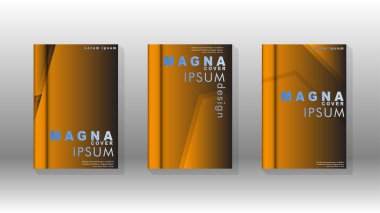 Soyut vektör düzeni arka planı. Broşürler, yıllık, dergi, vektör şablonları vb. için.