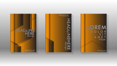 Soyut vektör düzeni arka planı. Broşürler, yıllık, dergi, vektör şablonları vb. için.