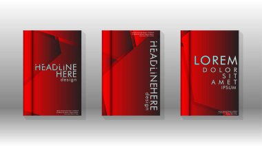 Soyut vektör düzeni arka planı. Broşürbroşürler, yıllık dergi vektör şablonları vb. için.