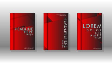 Soyut vektör düzeni arka planı. Broşürbroşürler, yıllık dergi vektör şablonları vb. için.