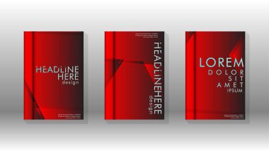 Soyut vektör düzeni arka planı. Broşürbroşürler, yıllık dergi vektör şablonları vb. için.