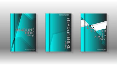 Soyut vektör düzeni arka planı. Broşürler, yıllık, dergi, vektör şablonları vb. için.