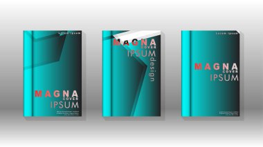 Soyut vektör düzeni arka planı. Broşürler, yıllık, dergi, vektör şablonları vb. için.