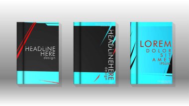 Kitap Kapağı renkli geometrik arka planlar.