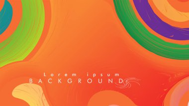 soyut arka plan girdap renkli daire dalga vektörü eps 10