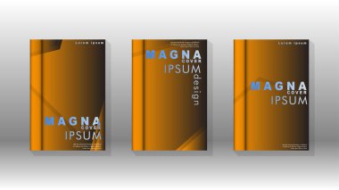 Soyut vektör düzeni arka planı. Broşürler, yıllık, dergi, vektör şablonları vb. için.