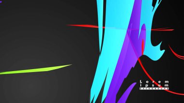 Renkli geometrik arka planlar. Basit form kompozisyonu. Eps10 vektör şablonu