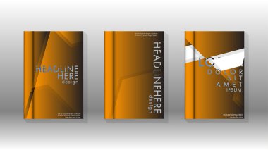 Soyut vektör düzeni arka planı. Broşürler, yıllık, dergi, vektör şablonları vb. için.