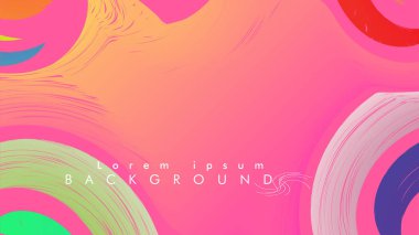 soyut arka plan girdap renkli daire dalga vektörü eps 10