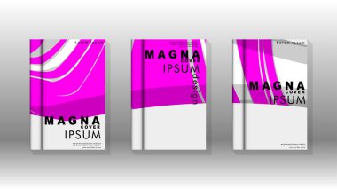 Arka kapak sıvı elemanları ile. Tasarım kavramı kitap. Fütüristik iş düzeni. Dijital poster şablonu. Tasarlamak vektör - eps10