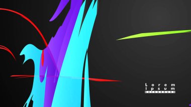 Renkli geometrik arka planlar. Basit form kompozisyonu. Eps10 vektör şablonu