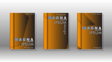 Soyut vektör düzeni arka planı. Broşürler, yıllık, dergi, vektör şablonları vb. için.