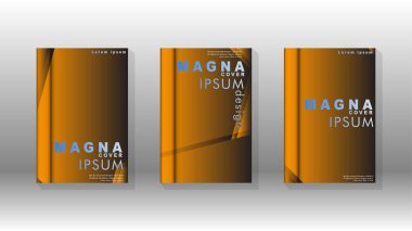 Soyut vektör düzeni arka planı. Broşürler, yıllık, dergi, vektör şablonları vb. için.