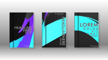 Kitap Kapağı renkli geometrik arka planlar.