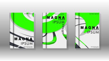 Arka kapak sıvı elemanları ile. Tasarım kavramı kitap. Fütüristik iş düzeni. Dijital poster şablonu. Tasarlamak vektör - eps10