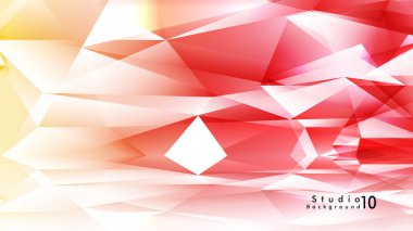 Vektör stüdyo arka plan. renkli degradeler ve arka plan aynaları ile soyut üçgenler.