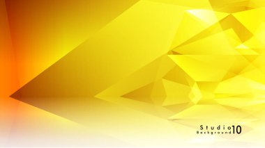 Vektör stüdyo arka plan. renkli degradeler ve arka plan aynaları ile soyut üçgenler.