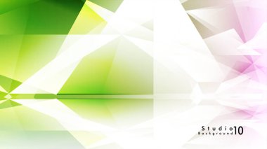 Vektör stüdyo arka plan. renkli degradeler ve arka plan aynaları ile soyut üçgenler.