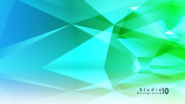 Vektör stüdyo arka plan. renkli degradeler ve arka plan aynaları ile soyut üçgenler.