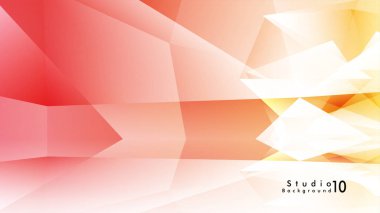 Vektör stüdyo arka plan. renkli degradeler ve arka plan aynaları ile soyut üçgenler.