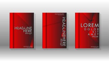 Soyut vektör düzeni arka planı. Broşürbroşürler, yıllık dergi vektör şablonları vb. için.