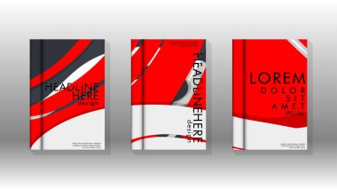 Arka kapak sıvı elemanları ile. Tasarım kavramı kitap. Fütüristik iş düzeni. Dijital poster şablonu. Tasarlamak vektör - eps10