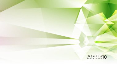 Vektör stüdyo arka plan. renkli degradeler ve arka plan aynaları ile soyut üçgenler.