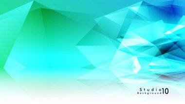 Vektör stüdyo arka plan. renkli degradeler ve arka plan aynaları ile soyut üçgenler.