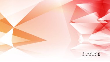 Vektör stüdyo arka plan. renkli degradeler ve arka plan aynaları ile soyut üçgenler.