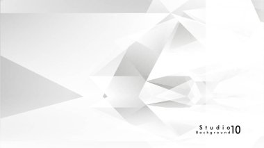 Vektör stüdyo arka plan. renkli degradeler ve arka plan aynaları ile soyut üçgenler.