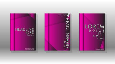 Soyut vektör düzeni arka planı. Broşürler, yıllık, dergi, vektör şablonları vb. için Eps 10'da altıgen desenlerin modern tasarımı