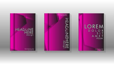 Soyut vektör düzeni arka planı. Broşürler, yıllık, dergi, vektör şablonları vb. için Eps 10'da altıgen desenlerin modern tasarımı