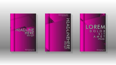 Soyut vektör düzeni arka planı. Broşürler, yıllık, dergi, vektör şablonları vb. için Eps 10'da altıgen desenlerin modern tasarımı