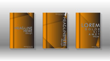 Soyut vektör düzeni arka planı. Broşürler, yıllık, dergi, vektör şablonları vb. için.