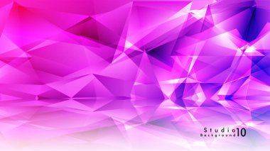 Vektör stüdyo arka plan. renkli degradeler ve arka plan aynaları ile soyut üçgenler.