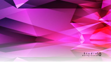 Vektör stüdyo arka plan. renkli degradeler ve arka plan aynaları ile soyut üçgenler.