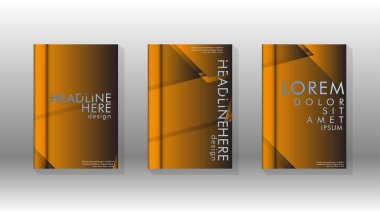 Soyut vektör düzeni arka planı. Broşürler, yıllık, dergi, vektör şablonları vb. için.