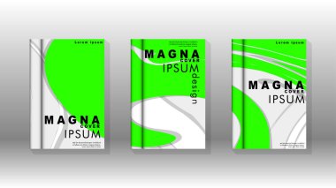 Arka kapak sıvı elemanları ile. Tasarım kavramı kitap. Fütüristik iş düzeni. Dijital poster şablonu. Tasarlamak vektör - eps10