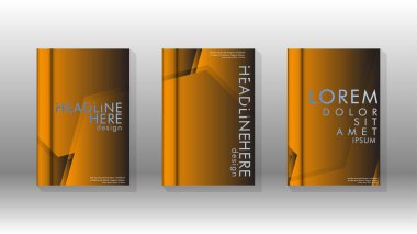 Soyut vektör düzeni arka planı. Broşürler, yıllık, dergi, vektör şablonları vb. için.