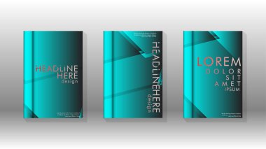 Soyut vektör düzeni arka planı. Broşürler, yıllık, dergi, vektör şablonları vb. için.