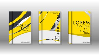 Arka kapak sıvı elemanları ile. Tasarım kavramı kitap. Fütüristik iş düzeni. Dijital poster şablonu. Tasarlamak vektör - eps10