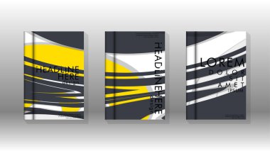 Arka kapak sıvı elemanları ile. Tasarım kavramı kitap. Fütüristik iş düzeni. Dijital poster şablonu. Tasarlamak vektör - eps10